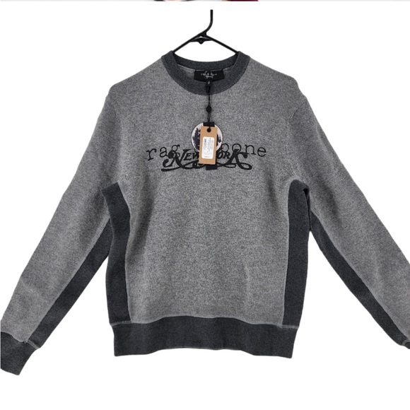 rag & bone Other - Rag & bone New York reversible eco wool sweatshirt